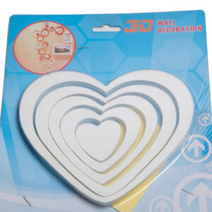 3D wooden heart design wall art - Image 9