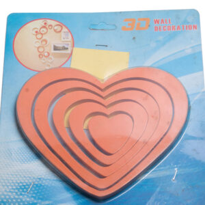 3D wooden heart design wall art - Image 6