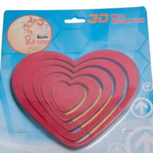 3D wooden heart design wall art - Image 5