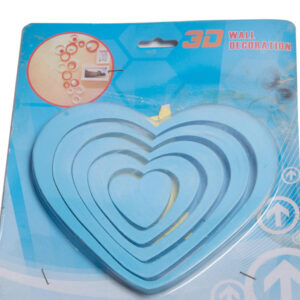 3D wooden heart design wall art - Image 4