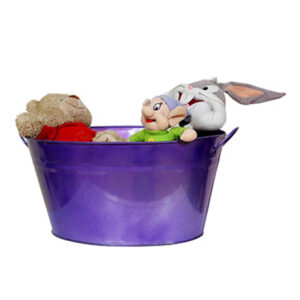 Utility metallic tin buckets - Image 2